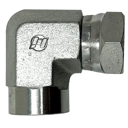 Reelcraft Swivel Union, 3/8in NPTF x 3/8 NPTF 90 Degree S257-11